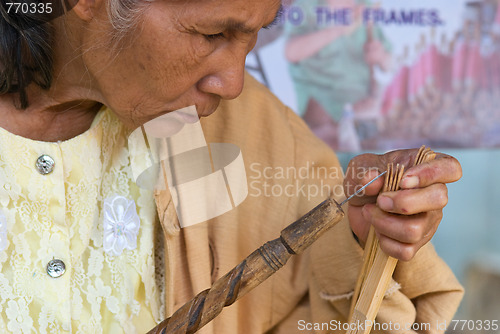 Image of The annual Umbrella Festival in Chiang Mai, Thailand, 2010
