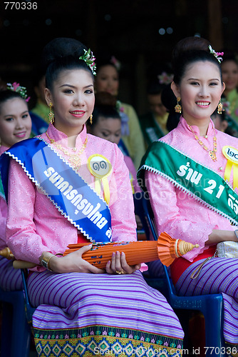 Image of The annual Umbrella Festival in Chiang Mai, Thailand, 2010