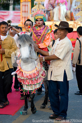 Image of The annual Umbrella Festival in Chiang Mai, Thailand, 2010