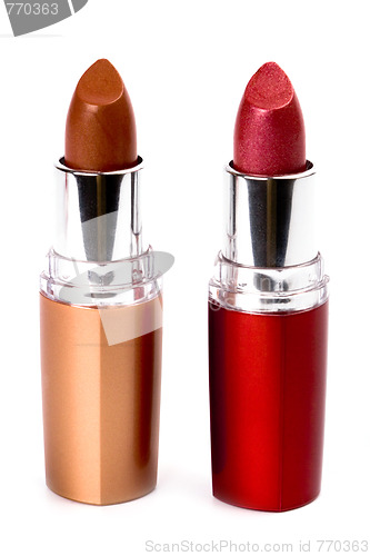 Image of two lipsticks