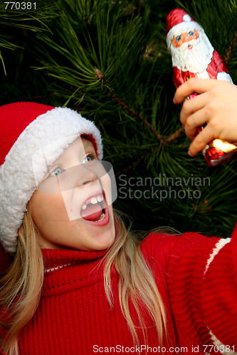 Image of Christmas girl