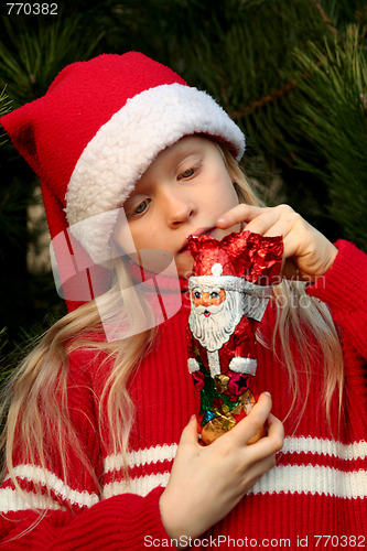 Image of Christmas girl