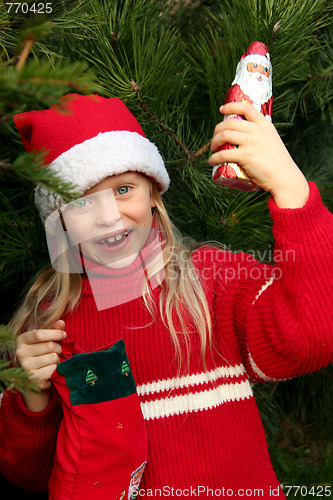 Image of Christmas girl