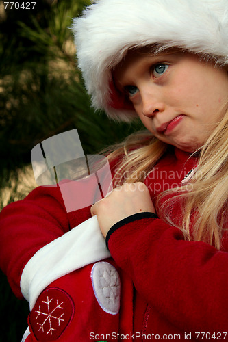 Image of Christmas girl