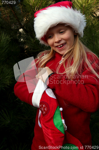 Image of Christmas girl