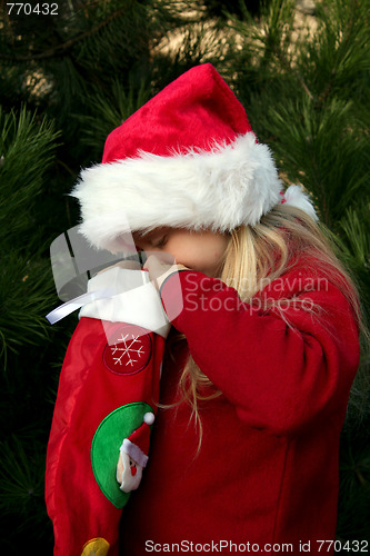 Image of Christmas girl