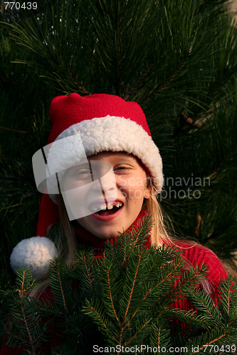 Image of Christmas girl 