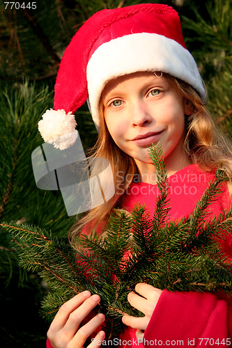 Image of Christmas girl 