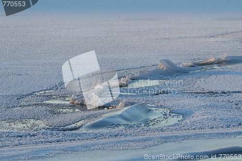 Image of Ice on a river