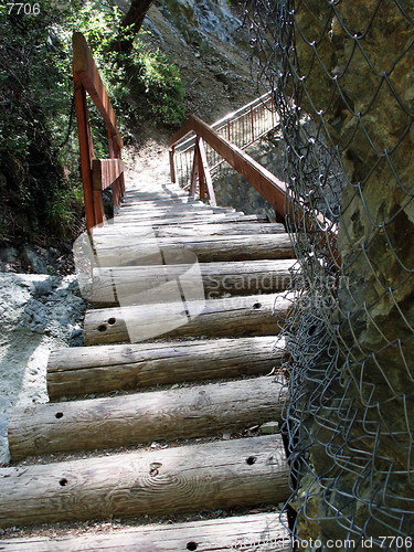 Image of Bidge of wood. Platres. Cyprus