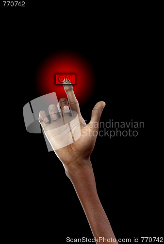 Image of Hand Turn On 