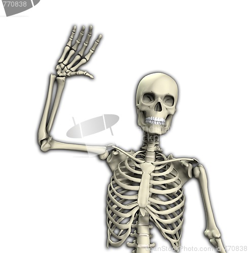 Image of Skeleton Waving