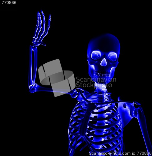 Image of Skeleton Waving