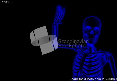 Image of Skeleton Waving