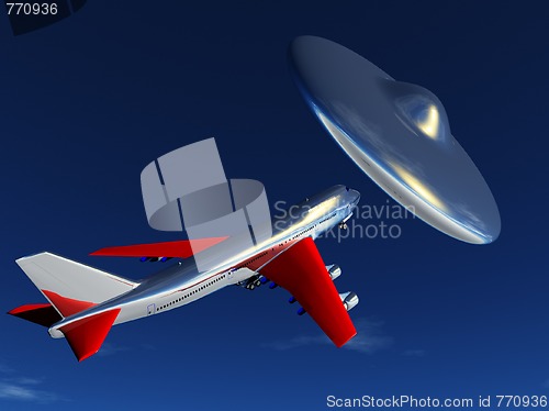 Image of UFO And Plane