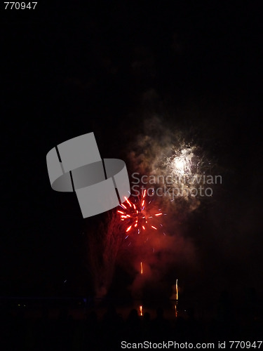 Image of Fireworks In Barkingside Recreation Ground