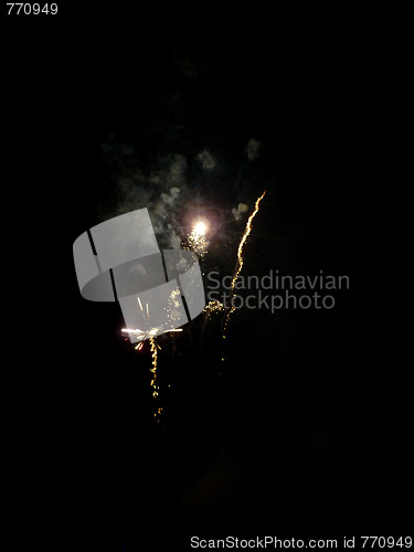 Image of Fireworks In Barkingside Recreation Ground