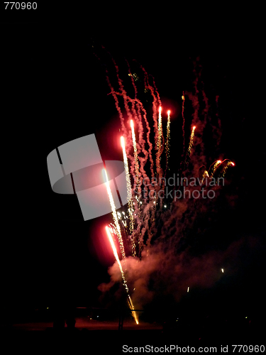 Image of Fireworks In Barkingside Recreation Ground