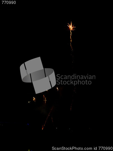 Image of Fireworks In Barkingside Recreation Ground