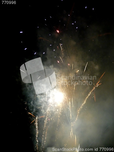 Image of Fireworks In Barkingside Recreation Ground