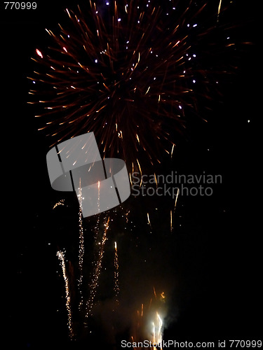 Image of Fireworks In Barkingside Recreation Ground 