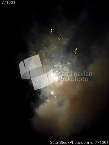 Image of Fireworks In Barkingside Recreation Ground 