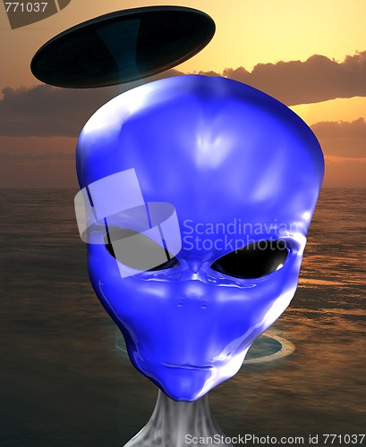 Image of Blue Alien