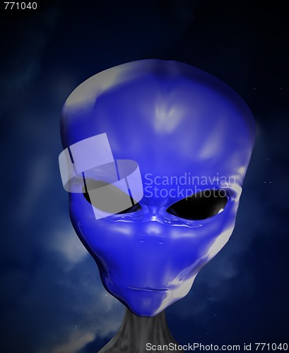 Image of Blue Alien