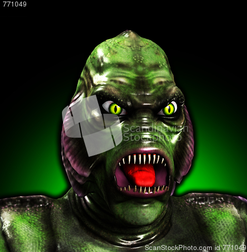 Image of Gill Monster Up Close