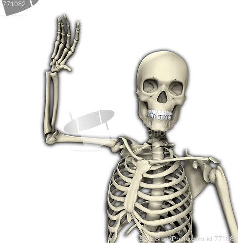 Image of Skeleton Waving