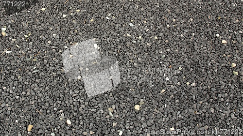 Image of Black gravel