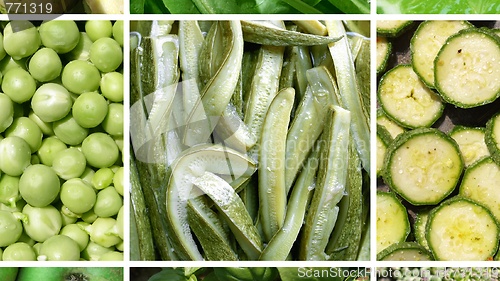 Image of Vegetables collage