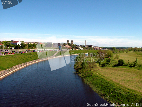 Image of River Grass And Sky