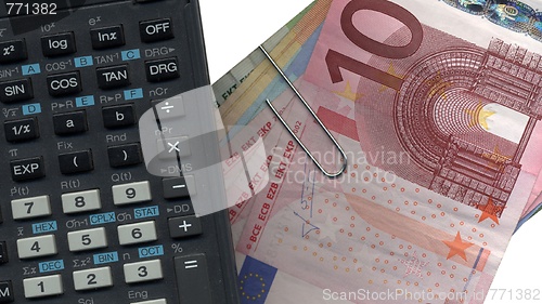 Image of Money with calculator