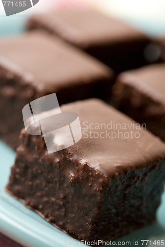 Image of Delicious chocolate cake