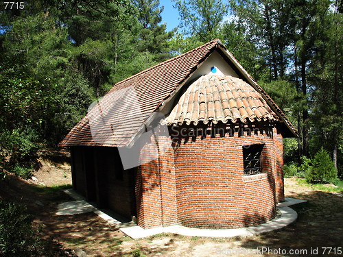 Image of Forest church. Platania. Cyprus