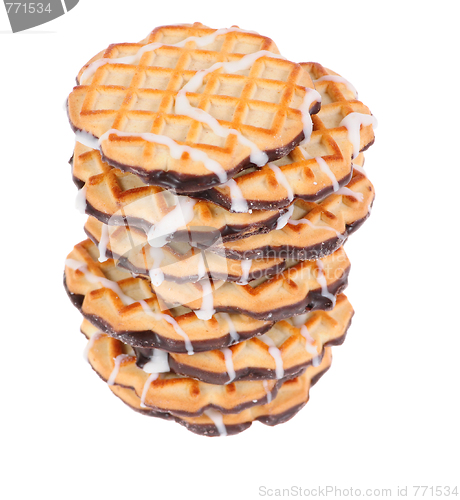 Image of golden  cookies