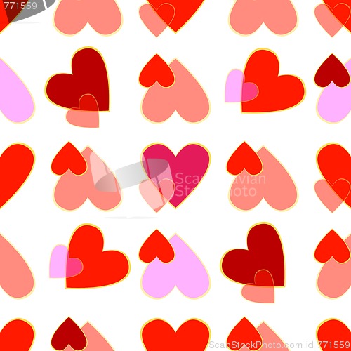 Image of Valentine seamless texture 