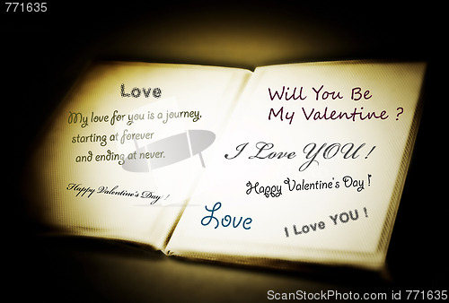 Image of Love declaration