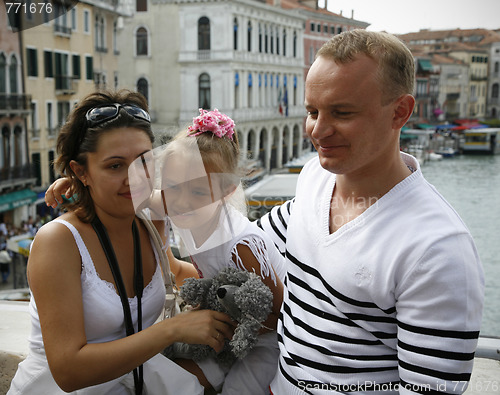 Image of Tourist family Venice