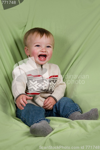 Image of Toddler in Winter Clothes