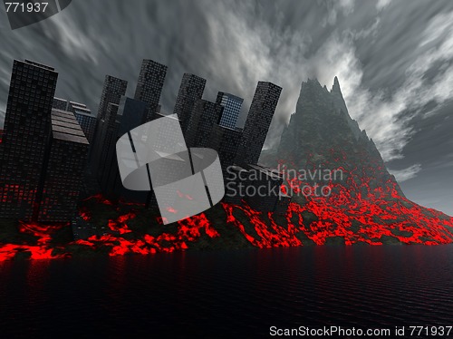 Image of 2012 Destruction Of City By Lava 