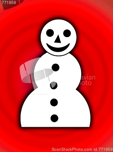 Image of 2D Xmas Snowman