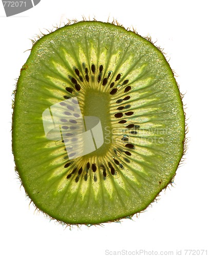Image of slice of kiwi 