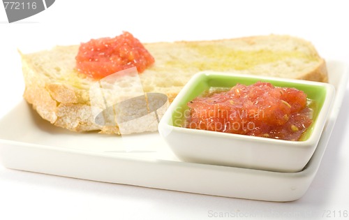 Image of Bread with tomato