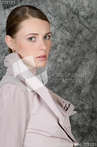 Image of Closeup Portrait Of Woman