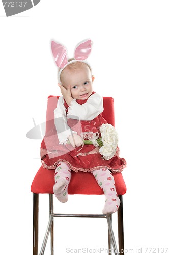 Image of Baby with hare ears
