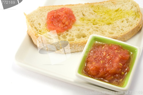Image of Bread with tomato
