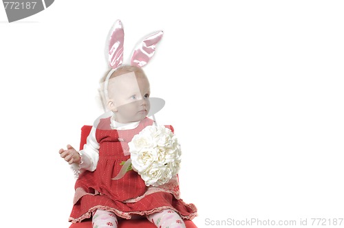 Image of Baby with hare ears
