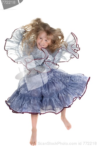 Image of Little girl in studio